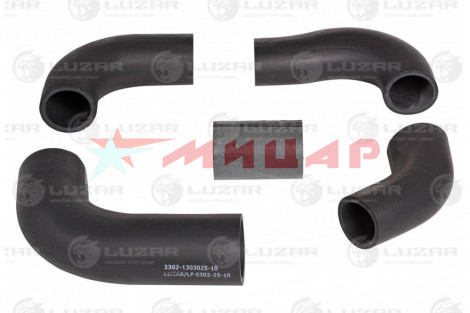 Патрубок радиатора ГАЗ-3110 дв 406 к-т 5 шт Luzar 31100-130301086 LPK 0306 Патрубок радиатора ГАЗ-3110 дв 406 к-т 5 шт Luzar 31100-130301086 LPK 0306