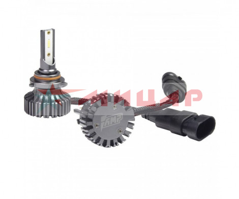 Автолампа светодиодная H11 /с радиатором охл/ 12V к-т 2шт 6000К 4200Lm 42W AMP CSP H02s Автолампа светодиодная H11 /с радиатором охл/ 12V к-т 2шт 6000К 4200Lm 42W AMP CSP H02s