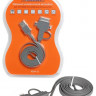 Кабель USB-4b1 microUSB, miniUSB, iPhone, iPhone4 AirLine серый ACH-4-13 Кабель USB-4b1 microUSB, miniUSB, iPhone, iPhone4 AirLine серый ACH-4-13