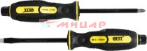 Отвертка ударная (SL) 5*100мм Fit 55632 /магн. наконечник/ Отвертка ударная (SL) 5*100мм Fit 55632 /магн. наконечник/