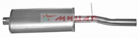 Резонатор ГАЗ-3110 Автоконтинент АК 24-34-1202008 Резонатор ГАЗ-3110 Автоконтинент АК 24-34-1202008