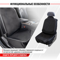 Защита сиденья /ПВХ/ 1шт 73*133см S06103001
