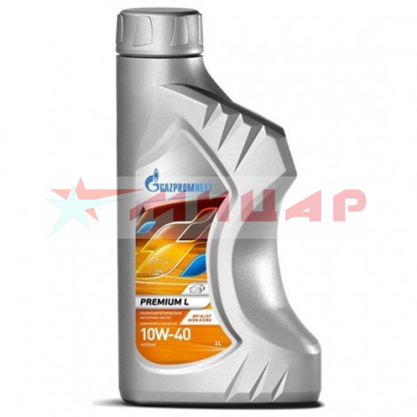 Масло Gazpromneft Premium L 10W40 SL/CF 1л п/синт 28419 Масло Gazpromneft Premium L 10W40 SL/CF 1л п/синт 28419