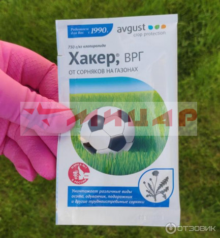 Средство от сорняков Хакер 2,5г /на газонах/