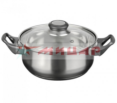 Кастрюля нерж сталь 1,9л Astell /крышка стекло/ RW1201-LQ-18C Кастрюля нерж сталь 1,9л Astell /крышка стекло/ RW1201-LQ-18C