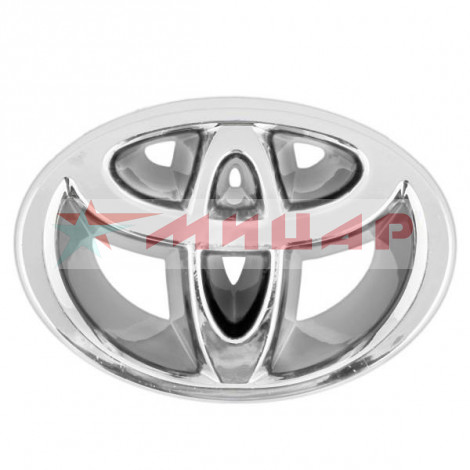 Эмблема Toyota на решетку радиатора /80*56/ ХРОМ +крепеж STE-038 Эмблема Toyota на решетку радиатора /80*56/ ХРОМ +крепеж STE-038