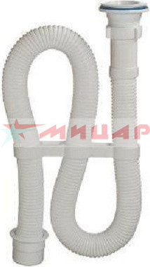 Сифон гофрированный 1 1/2" 40/50 (АС-3011) АНИ Сифон гофрированный 1 1/2" 40/50 (АС-3011) АНИ