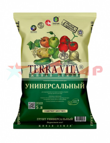 Грунт Универсальный 5л Живая земля /Фарт/ Грунт Универсальный 5л Живая земля /Фарт/