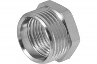 Переходник 1"-3/4" нар.резьба-вн.резьба /футорка/ латунь AQuafit