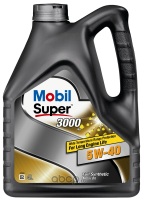 Масло Mobil Super 3000 X1 5W40 4л синт 150546*