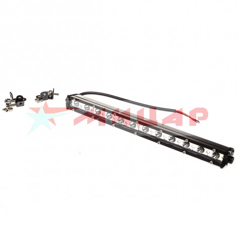 Фара светодиодная 36W 12 диодов 12V/24V 6000К SKYWAY Дальний 340*26 S08401025 Фара светодиодная 36W 12 диодов 12V/24V 6000К SKYWAY Дальний 340*26 S08401025