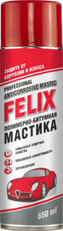 Мастика полимерно-битумная 650мл Felix /аэрозоль/